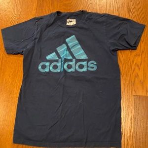 Navy blue adidas tee shirt